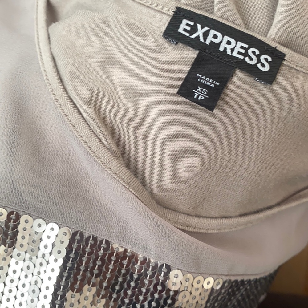 Tan blouse